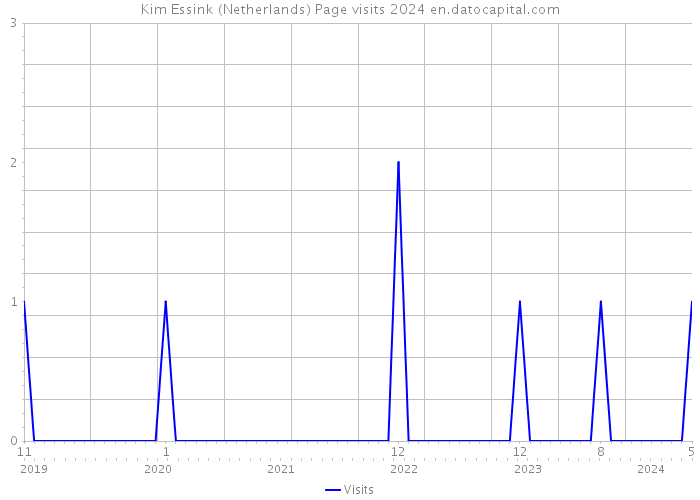 Kim Essink (Netherlands) Page visits 2024 