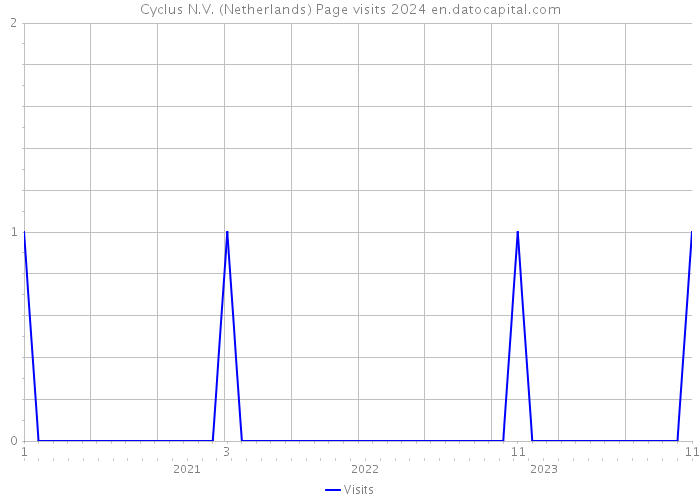 Cyclus N.V. (Netherlands) Page visits 2024 