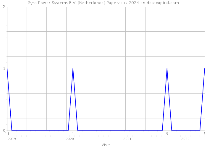 Syro Power Systems B.V. (Netherlands) Page visits 2024 