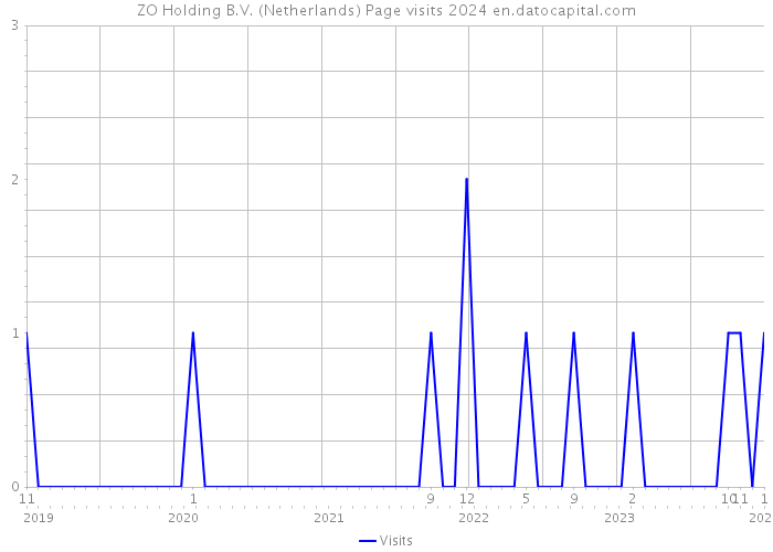 ZO Holding B.V. (Netherlands) Page visits 2024 