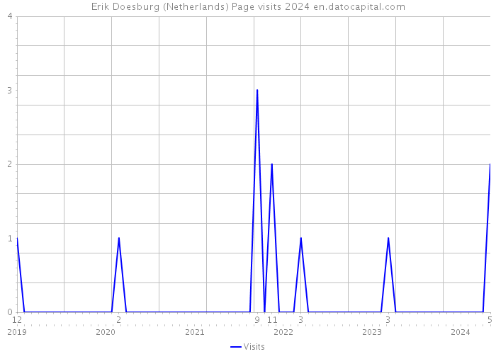 Erik Doesburg (Netherlands) Page visits 2024 