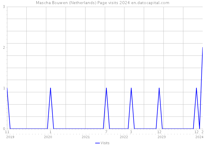 Mascha Bouwen (Netherlands) Page visits 2024 