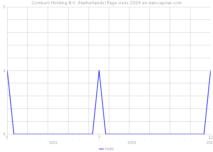 Gombert Holding B.V. (Netherlands) Page visits 2024 