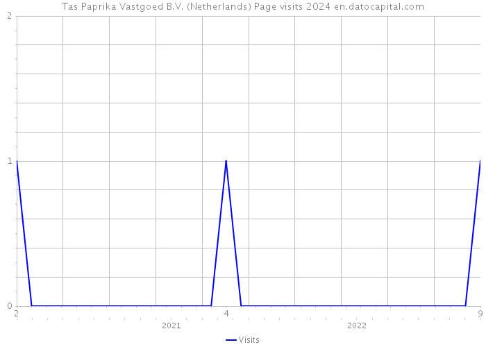 Tas Paprika Vastgoed B.V. (Netherlands) Page visits 2024 