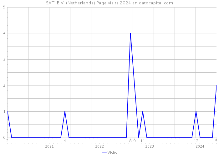 SATI B.V. (Netherlands) Page visits 2024 