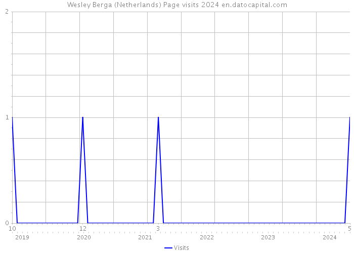 Wesley Berga (Netherlands) Page visits 2024 