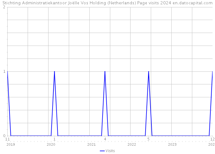 Stichting Administratiekantoor Joëlle Vos Holding (Netherlands) Page visits 2024 