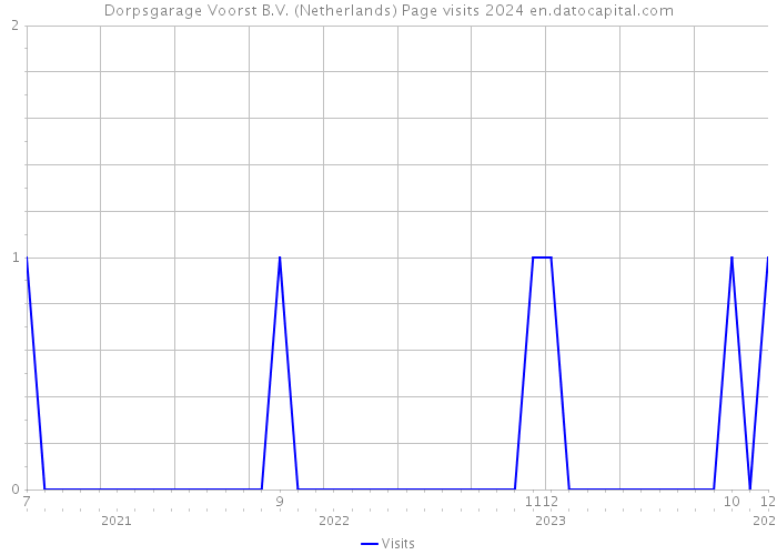 Dorpsgarage Voorst B.V. (Netherlands) Page visits 2024 