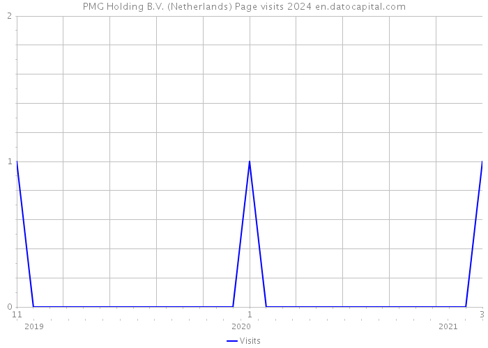 PMG Holding B.V. (Netherlands) Page visits 2024 
