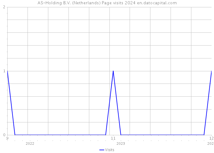 AS-Holding B.V. (Netherlands) Page visits 2024 