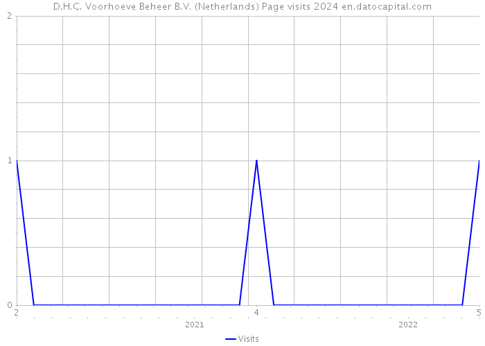 D.H.C. Voorhoeve Beheer B.V. (Netherlands) Page visits 2024 