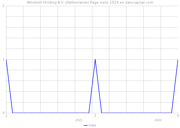 Windmill Holding B.V. (Netherlands) Page visits 2024 