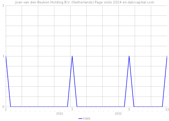 Joan van den Beuken Holding B.V. (Netherlands) Page visits 2024 