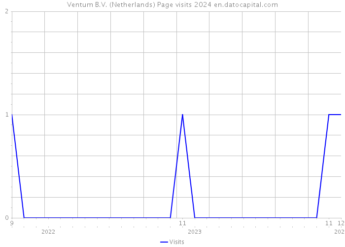 Ventum B.V. (Netherlands) Page visits 2024 
