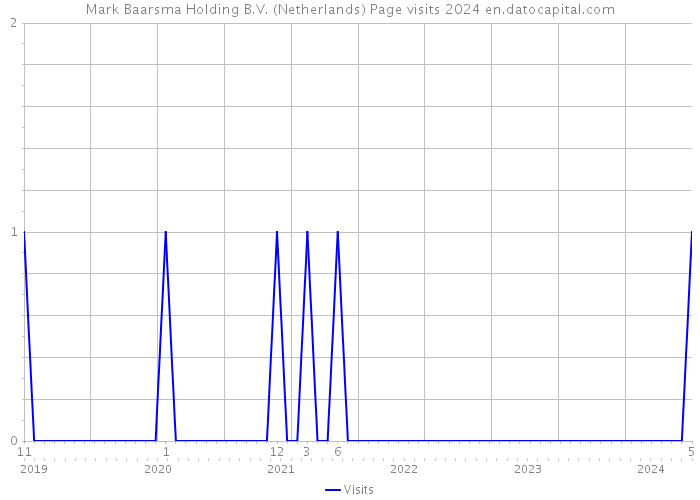Mark Baarsma Holding B.V. (Netherlands) Page visits 2024 