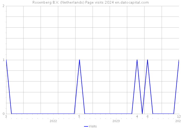 Rosenberg B.V. (Netherlands) Page visits 2024 