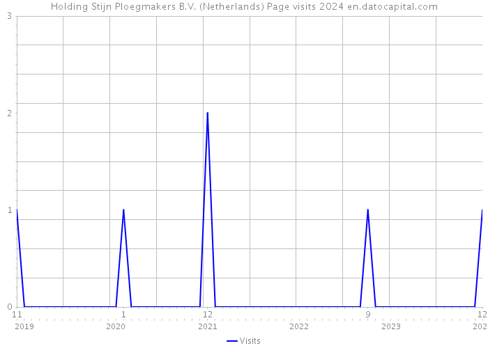 Holding Stijn Ploegmakers B.V. (Netherlands) Page visits 2024 