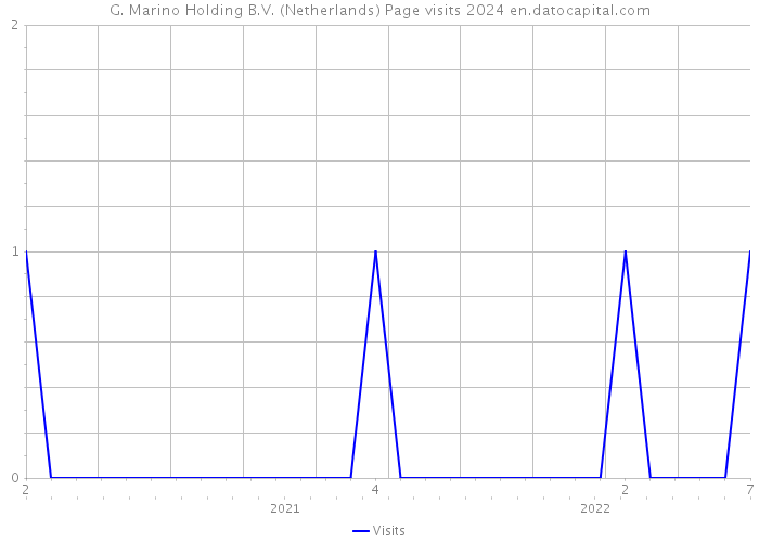 G. Marino Holding B.V. (Netherlands) Page visits 2024 