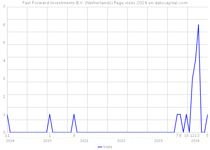 Fast Forward Investments B.V. (Netherlands) Page visits 2024 