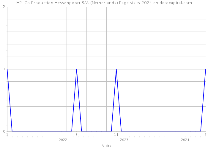 H2-Go Production Hessenpoort B.V. (Netherlands) Page visits 2024 
