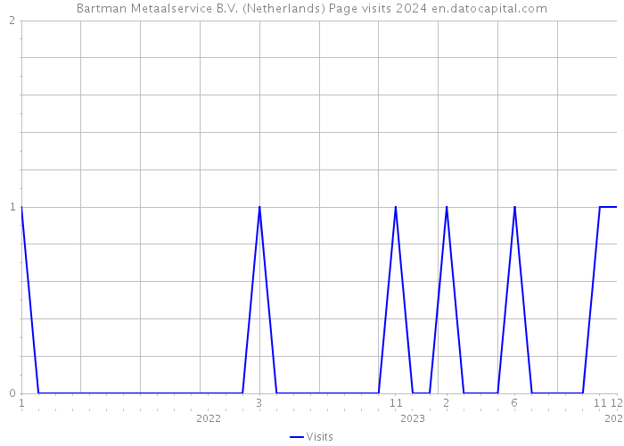Bartman Metaalservice B.V. (Netherlands) Page visits 2024 