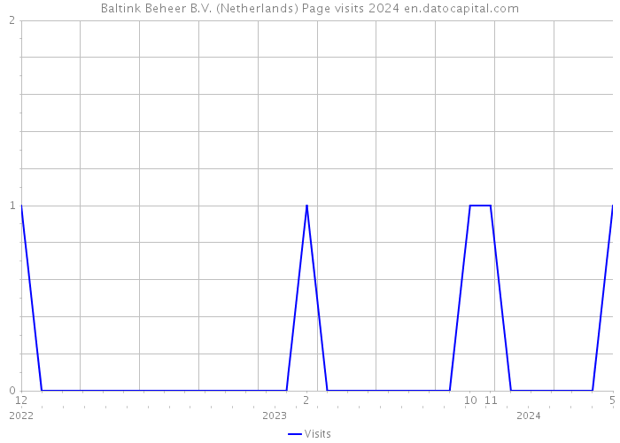 Baltink Beheer B.V. (Netherlands) Page visits 2024 