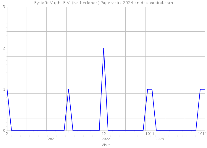 Fysiofit Vught B.V. (Netherlands) Page visits 2024 