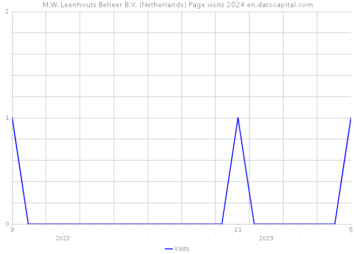 M.W. Leenhouts Beheer B.V. (Netherlands) Page visits 2024 