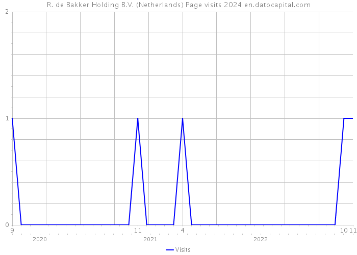 R. de Bakker Holding B.V. (Netherlands) Page visits 2024 