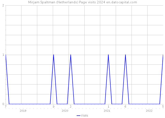 Mirjam Spaltman (Netherlands) Page visits 2024 