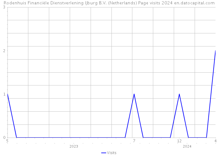 Rodenhuis Financiële Dienstverlening IJburg B.V. (Netherlands) Page visits 2024 