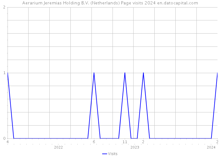 Aerarium Jeremias Holding B.V. (Netherlands) Page visits 2024 