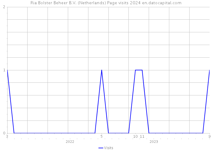 Ria Bolster Beheer B.V. (Netherlands) Page visits 2024 