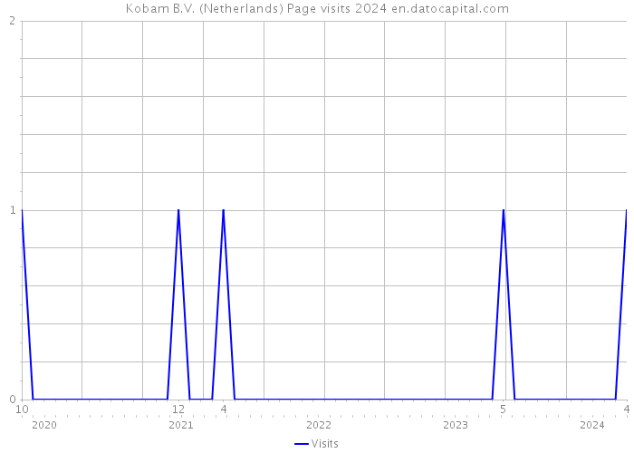 Kobam B.V. (Netherlands) Page visits 2024 