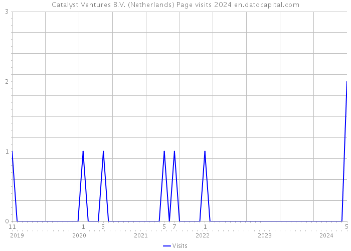 Catalyst Ventures B.V. (Netherlands) Page visits 2024 
