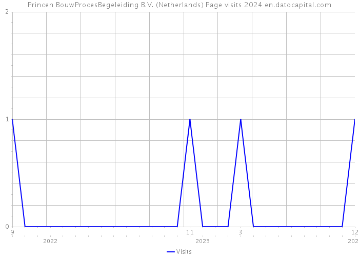 Princen BouwProcesBegeleiding B.V. (Netherlands) Page visits 2024 