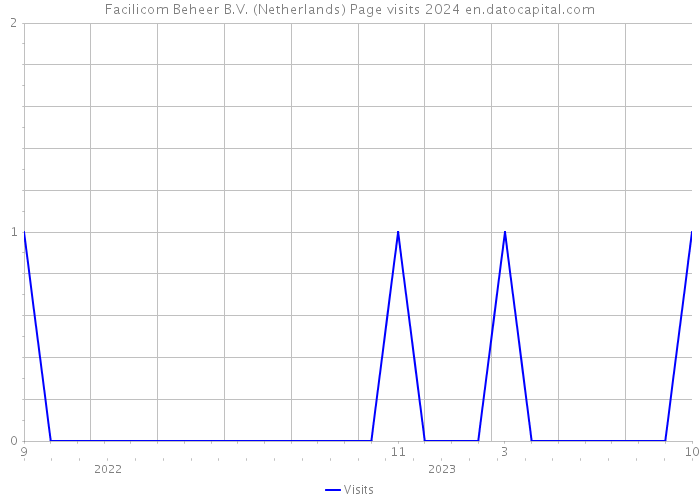 Facilicom Beheer B.V. (Netherlands) Page visits 2024 