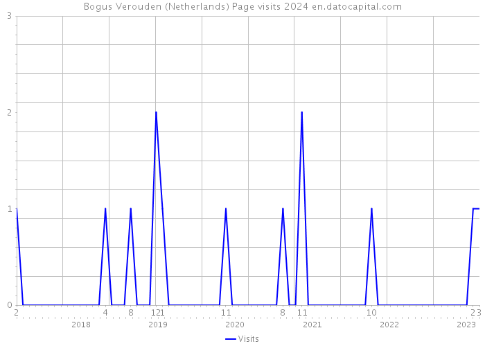 Bogus Verouden (Netherlands) Page visits 2024 