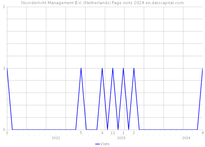 Noorderlicht Management B.V. (Netherlands) Page visits 2024 