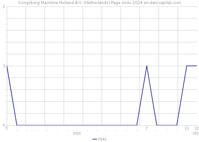Kongsberg Maritime Holland B.V. (Netherlands) Page visits 2024 