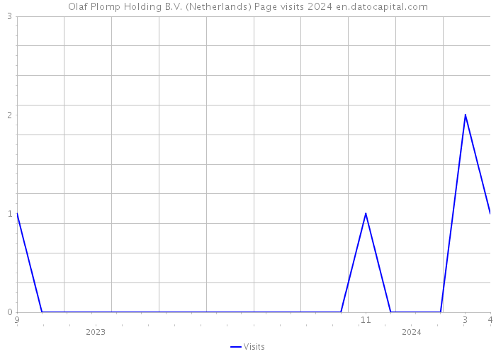 Olaf Plomp Holding B.V. (Netherlands) Page visits 2024 