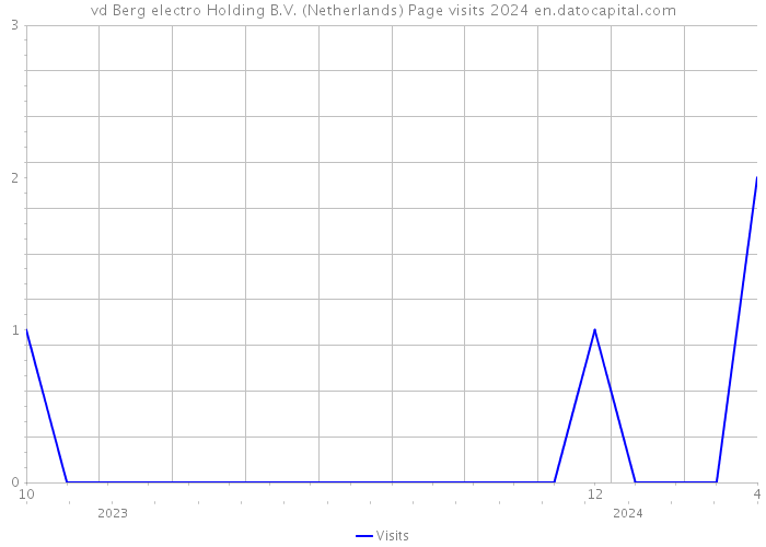 vd Berg electro Holding B.V. (Netherlands) Page visits 2024 
