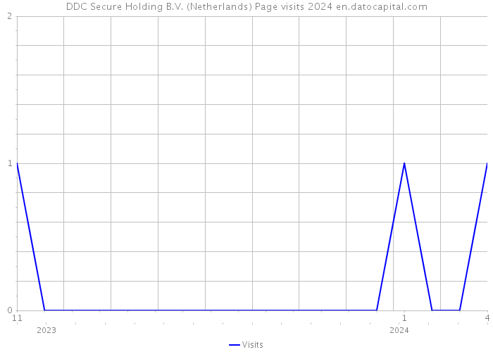 DDC Secure Holding B.V. (Netherlands) Page visits 2024 