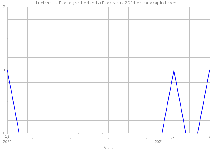 Luciano La Paglia (Netherlands) Page visits 2024 