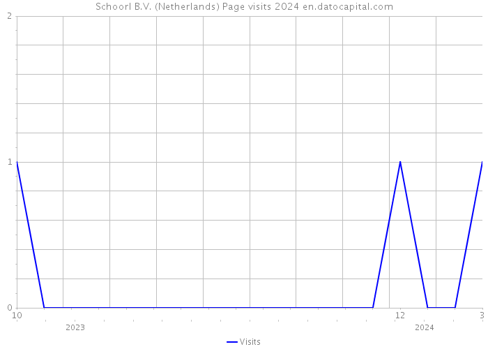 Schoorl B.V. (Netherlands) Page visits 2024 
