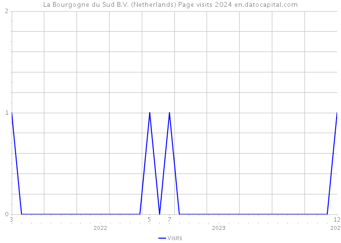 La Bourgogne du Sud B.V. (Netherlands) Page visits 2024 