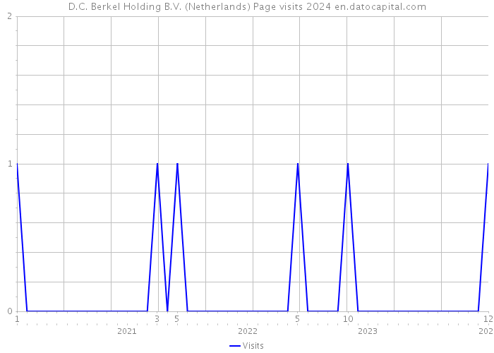 D.C. Berkel Holding B.V. (Netherlands) Page visits 2024 