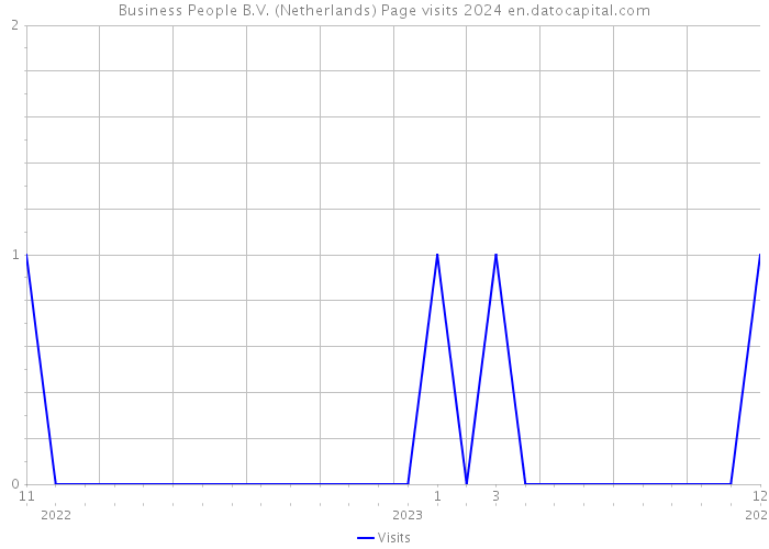 Business People B.V. (Netherlands) Page visits 2024 