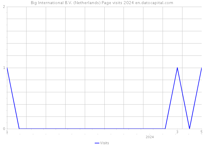Big International B.V. (Netherlands) Page visits 2024 