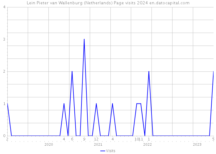 Lein Pieter van Wallenburg (Netherlands) Page visits 2024 